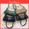 Fashionable Vintage Shoulder Bag For Women Trendy Summer 2023 Collection Chic And Stylish Street Style Small Size Pu Material
