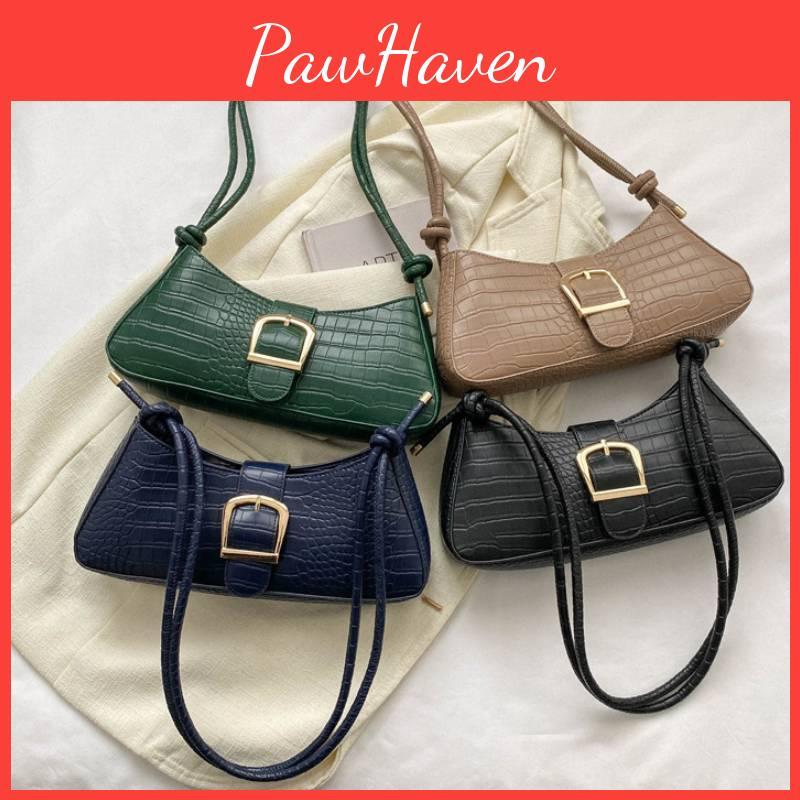 Fashionable Vintage Shoulder Bag For Women Trendy Summer 2023 Collection Chic And Stylish Street Style Small Size Pu Material