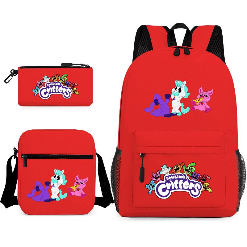 School season starry sky primary school student schoolbag smiling animal leisure backpack