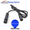 12x50mm 450nm 50mW Pure Blue Laser Emitter with External Focus - Crosshair & Fixed Point Positioner