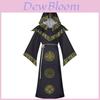 Costume Cosplay Veste da Mago Fantasy per Halloween e Spettacoli Teatrali in Materiale Poliestere