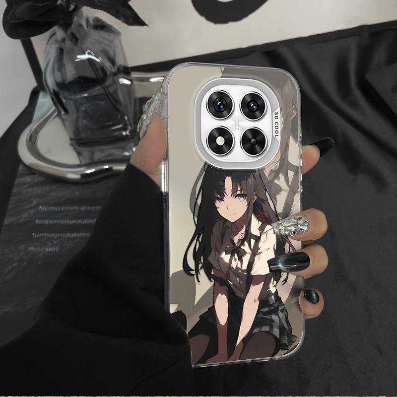 Anime S-Sakurajima M-Mais Frosted Case for Xiaomi Redmi Note 14 13 12 10 Pro Plus 11S 14C 13C 12C 9C 11S K70 K60 A2 A1 Cover
