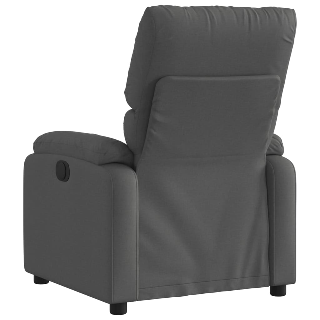 Relaxation Armchair Dark Grey Fabric