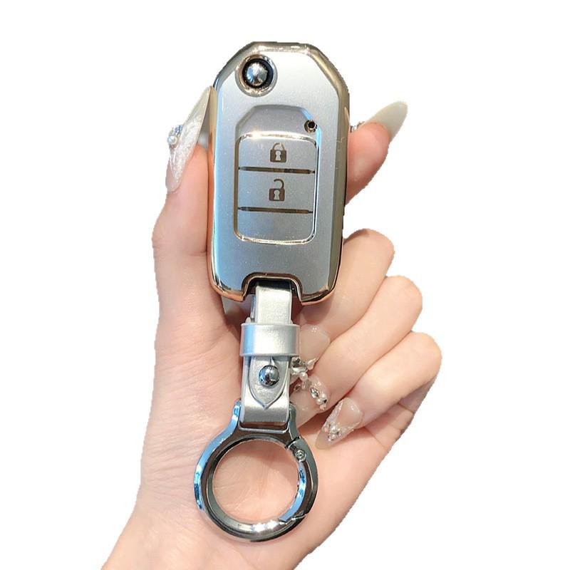 Kryt na klíče pro Honda CRV, Accord, Civic, URV, Vezel, Fit a Lingpai s pouzdrem a přezkou.