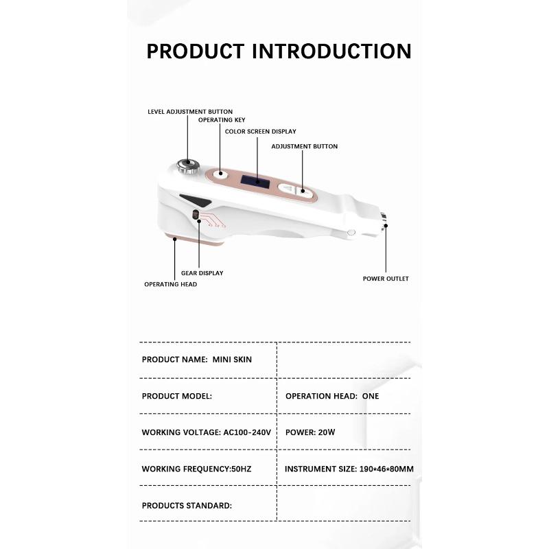 Dispositivo Hifu Antienvelhecimento 2026 - Mini Ferramenta Ultrassônica para Rejuvenescimento Profundo da Pele para Cuidados de Beleza em Casa e Salão