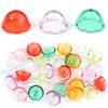 30pcs 13x22mm Wind Bell Acrylic Beads Colorful Transparent Flower Jellyfish Beads For DIY Necklace Phone Key Chain Accessories