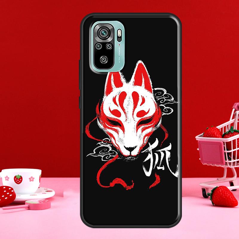 Fuchs im japanischen Stil für Redmi Note 10 Pro Hülle für Redmi Note 11 Pro Note 8 9 Pro 9S 10S 11S 9C 9A 9T Hülle