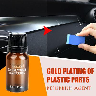 10ml Car Plastic Parts Refurbish Agent Coating Paste Car Dashboard Care Maintenance Cleaner Agent Sponge With Plastic M3n0