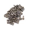 50 Stück Gitarren-Schlagbrett-Rückplatte-Buchsenplatten-Schrauben Gitarren-Montageschraube 3×12mm