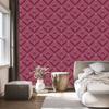 Geometric Rose Diamonds Wallpaper, Rose Background for Living Room and Bedroom 50x1000