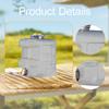 Water Container with Faucet Barrel Portable Side Handle Tank Bucket for Camping Barbecue