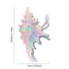 Creative Conch Hairpin Colorful Gift Hair Claw Elegant Shark Clip for Summer Beach New Headwear for Summer Beach