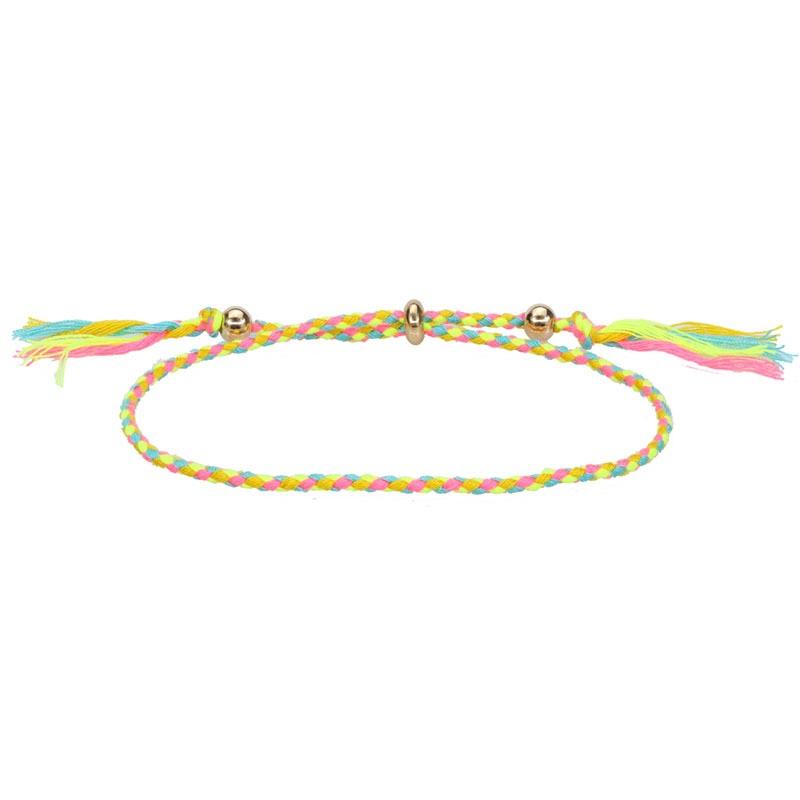 Bracelet Multicolor Bohemia Woven Wrap Friendship Bracelets Handmade Braided Friendship Bracelet Adjustable Colorful
