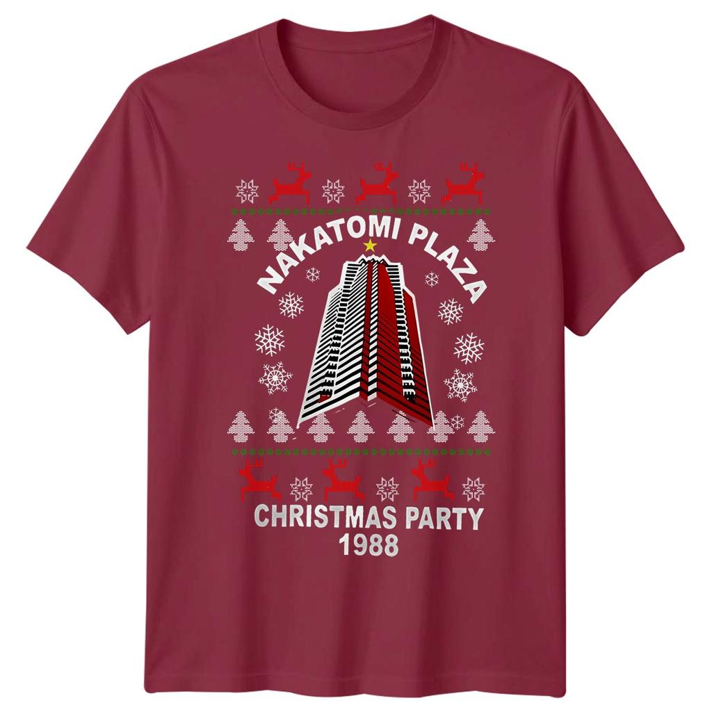 Nakatomi Plaza Christmas Party 1988 TShirt Xmas Retro Vintage Unisex Unisex Tee 2