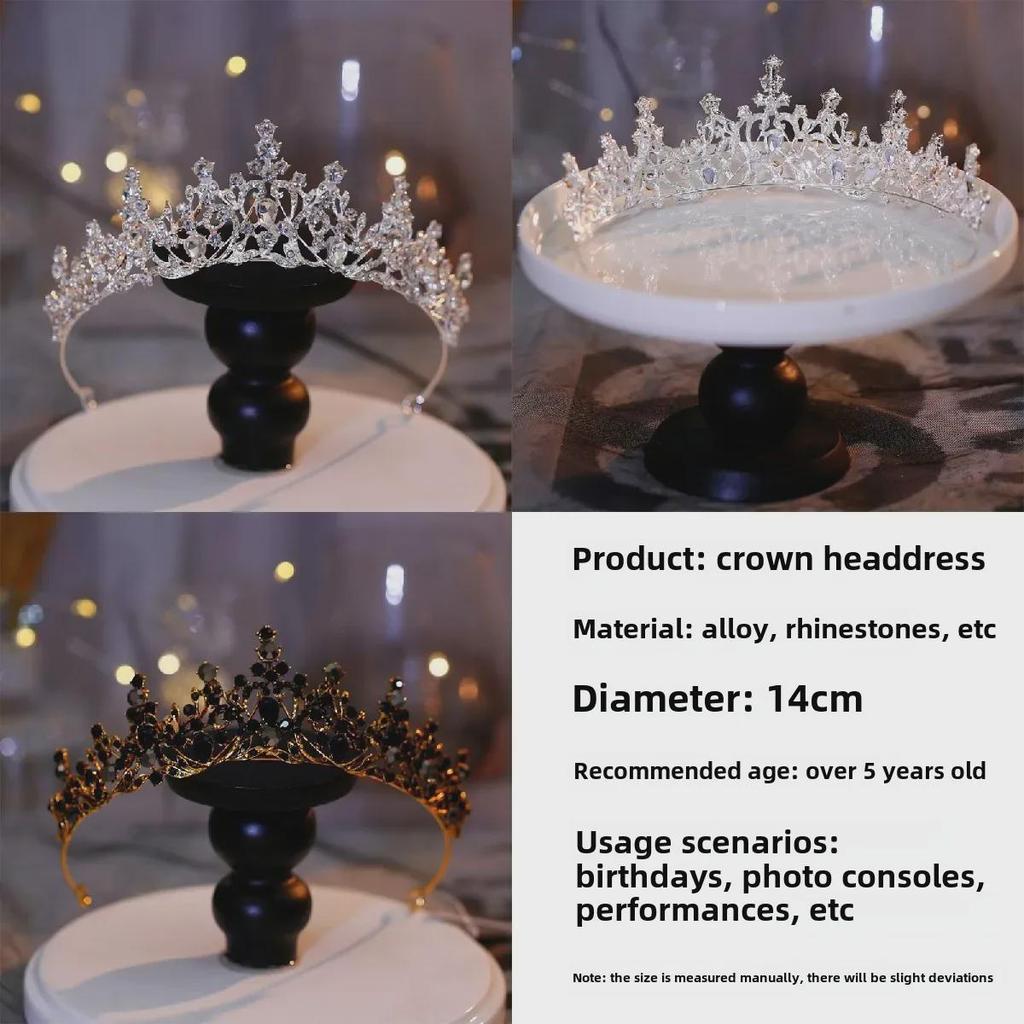 Sada svatební tiáry pro princeznu a vlasových doplňků - Svatební koruna k narozeninám nebo na vystoupení