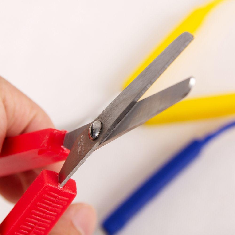 Craft Handcraft Tool Stationery School Loop Scissors Cutting Supplies Adaptive Scissors Yarn Cutter