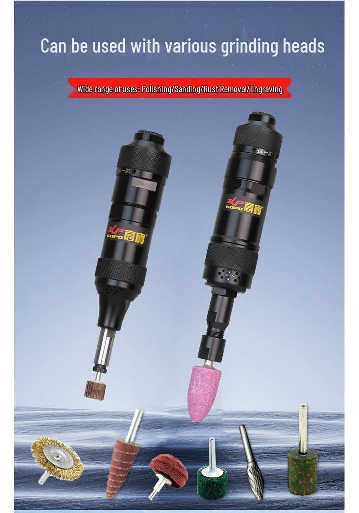 Gaobao Industrial Pneumatic Die Grinder: Small Air Grinder for Mold Trimming, Polishing, and Tire Grinding.
