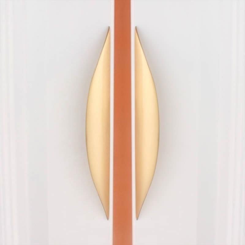 1PC Wardrobe Door Pulls Furniture Drawer Knob Handle Pulling Door Crescent Design Brass Handle Cupboard Shoe Cabinet