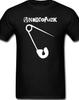 Anarco Punk Rock Hardcore Thrash Band T Shirt Tee Music Safety Pin
