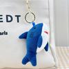 Cross-Border Plush Shark Keychain Pendant - Cute Wedding Toss Doll Bag Charm
