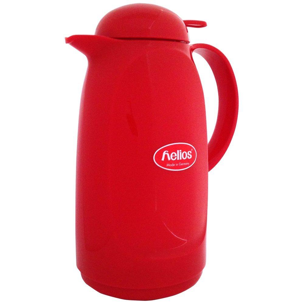 

Термос Helios Relax Push со стеклянной колбой, 1 л (красный)