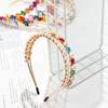 New Elegant Party Jewelry Gifts Pearl Hair Band Gem Crystal Rhinestone Headband Head Wrap