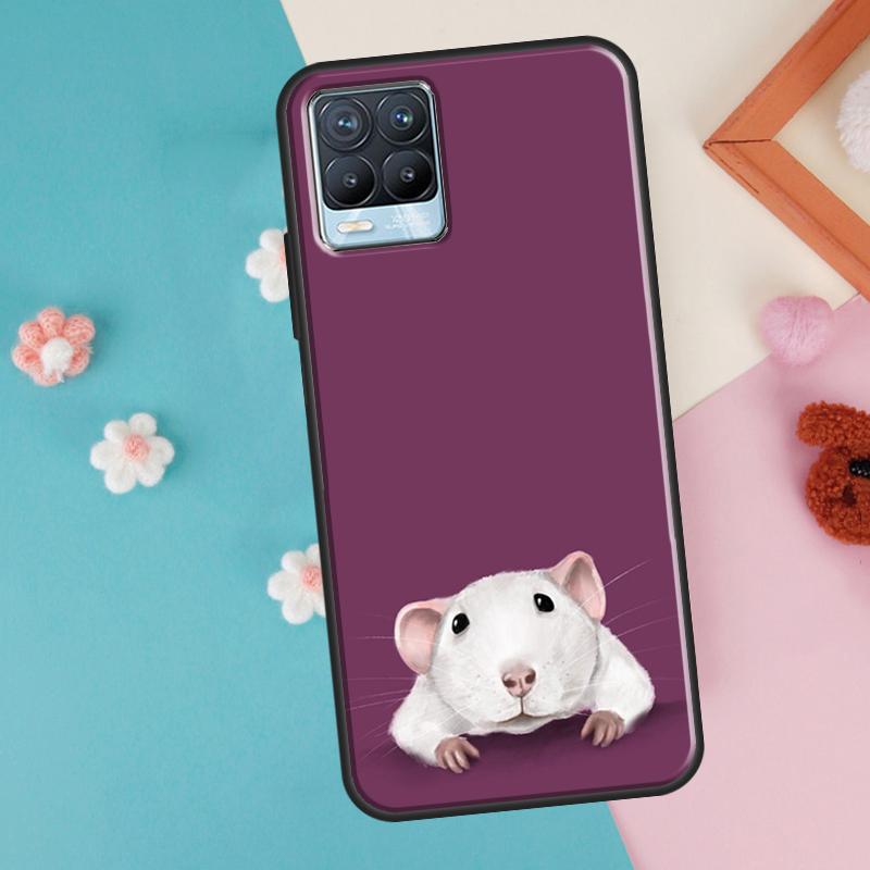 Mouse Rat For OnePlus 11 10 Pro 10T Nord CE 2 Lite Realme C55 C35 C33 C31 C30 C21Y GT Neo 5 3 2T Case