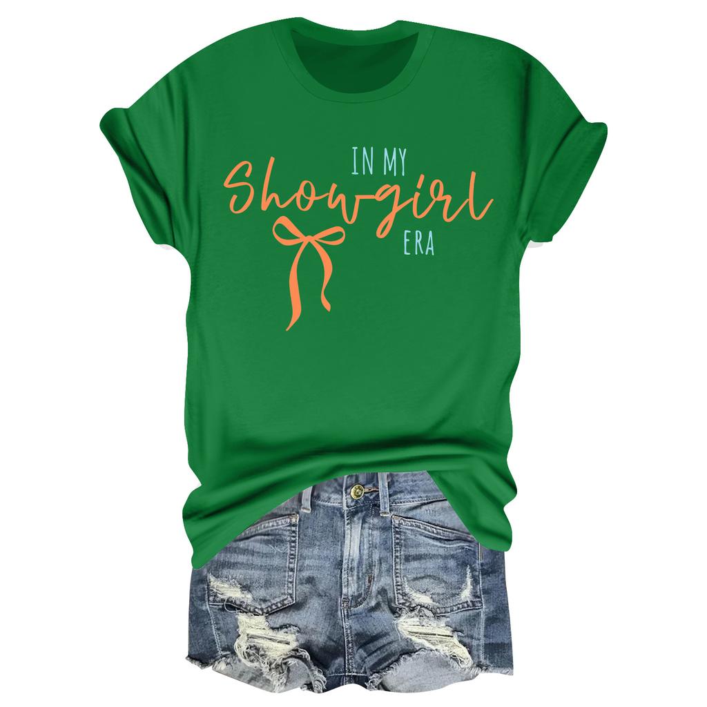 Unisex Casual Letter Print Short-sleeved T-shirt