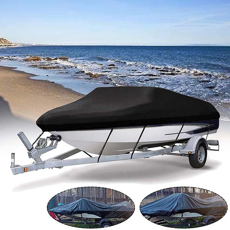 Boat Covers 190T Oxford Cloth Dinghy Cover For Winter Heavy Duty Dinghy Protection Supply Ship Accessories Fishing Marine