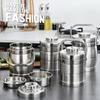 Stainless Steel Vacuum Insulated Lunch Box with Cutlery for Students and Office Workers