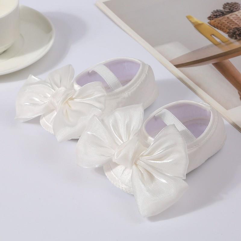 

Туфли для девочки однотонные с бантиком для малышей 1-12 месяцев 13