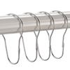 10/20Pcs 304 Stainless Steel Beadless Shower Curtain Hook Curtain Limpet Bathroom Accessories Hook Hoist Hook Hook