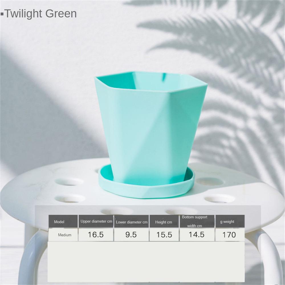 Practical Water-saving Tray Compression Extrusion Simple Temperament Ventilation Hole Design Flower Pots And Planting Flowerpot