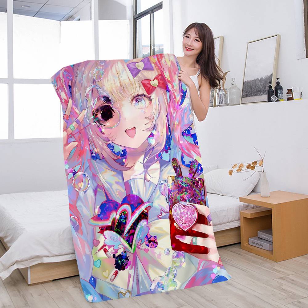 Game N-Needy Girl O-Overdose Microfiber Printed Beach Towel Mountain Climbing Yoga Beach Swimming Running Absorbent Soft Towel