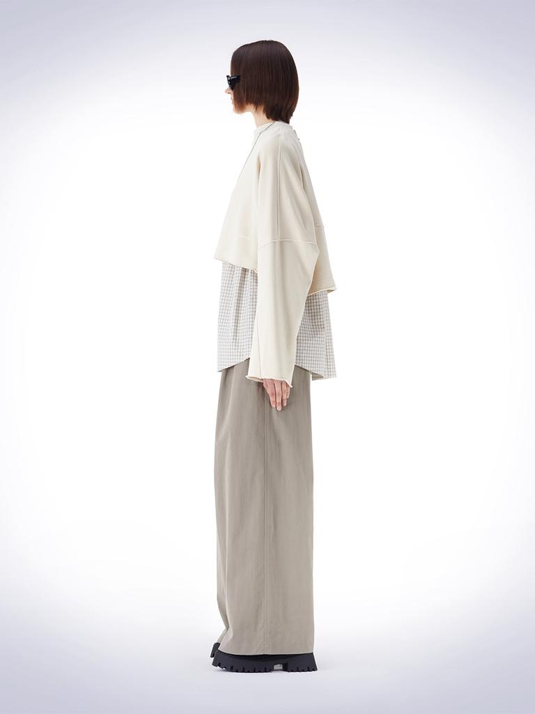HAUS072C Shirts Layerd Over Fit T-Shirt Ivory