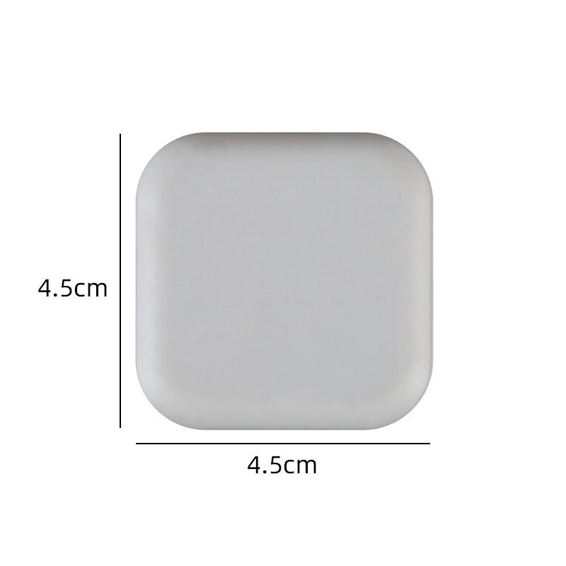 Silicone world Door Stoppers Wall Protection Safety Shock Absorber Door Handle Bumpers Self Adhesive Round SquareWall Protectors