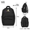 Marimo Craft Poké Piece Pokémon Square Zip Backpack, Black, W27 x H37 x D13cm, PKP-049