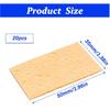 20Pcs Yellow Replacement Soldering Sponge,50mm X 35mm Rectangle Solder Tip Cleaning Spong Soldering Iron Cleaning Sponge for Soldering Tips (1.96 X