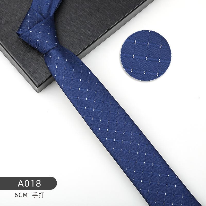 Men'S And Women'S Korean Version 6Cm Fashion Casual Professional Striped Hand-Made Thin Tie Groom Best Man Wedding Banquet Tie