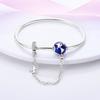 Silver Plated Snake Chain Bracelet Stainless Steel Bangle DIY Jewelry For Women Fashion Pulseras Charm Bracelet