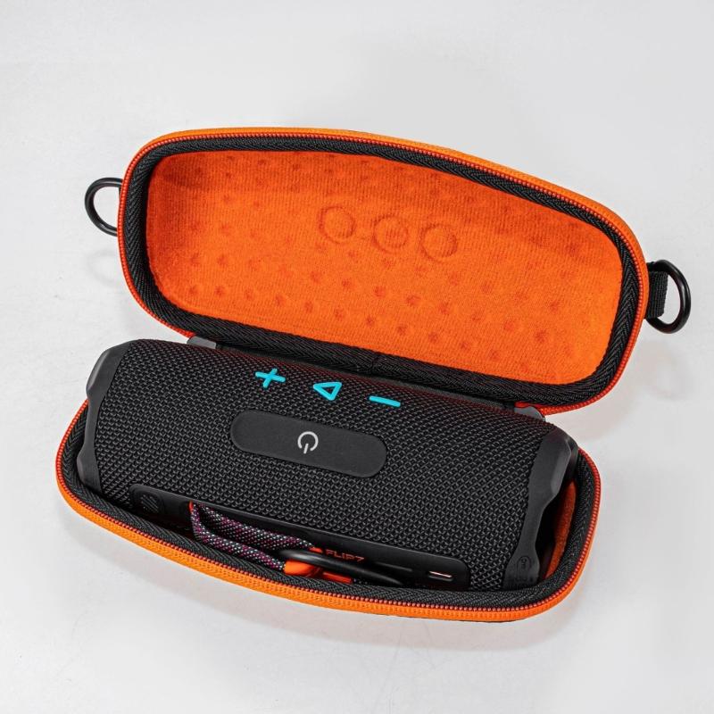 Přenosný EVA kryt pro Bluetooth reproduktory Flip 7 s dvojitými zipy, přístup, venkovní dobrodružství, přepravní taška