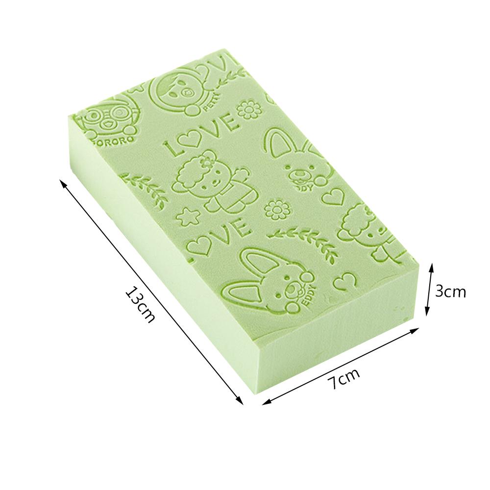 Bath Sponge Lace Printed Scrub Shower Baby Bath Scrubber Exfoliating Beauty Skin Care Sponge Face Cleaning Spa Bath Ball 1pc