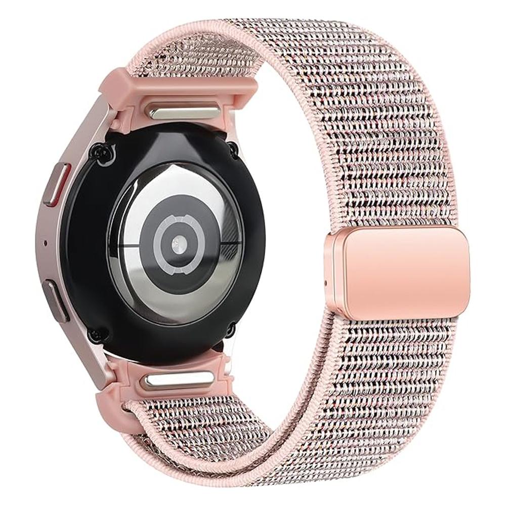 Band For Samsung Galaxy Watch 4/5/6/7/FE/classic/5 Pro 44mm 40mm No Gaps Magnetic Nylon Bracelet Correa Galaxy Watch 7 Strap