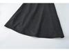 2026 Autumn/Winter Women's High-Waisted A-Line Woolen Skirt - Versatile, Long, Thick, and Slimming