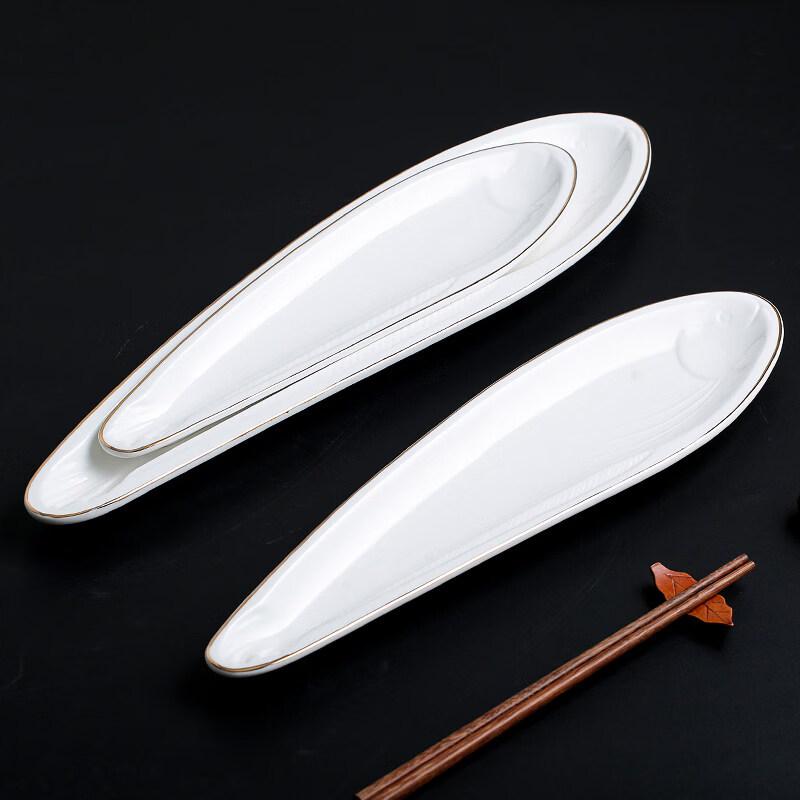 Unregelmäßige Keramik-Fisch-Servierplatte