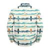 Men's Hawaiian Loose Fit Long Sleeve Button Down Shirt Retro Casual