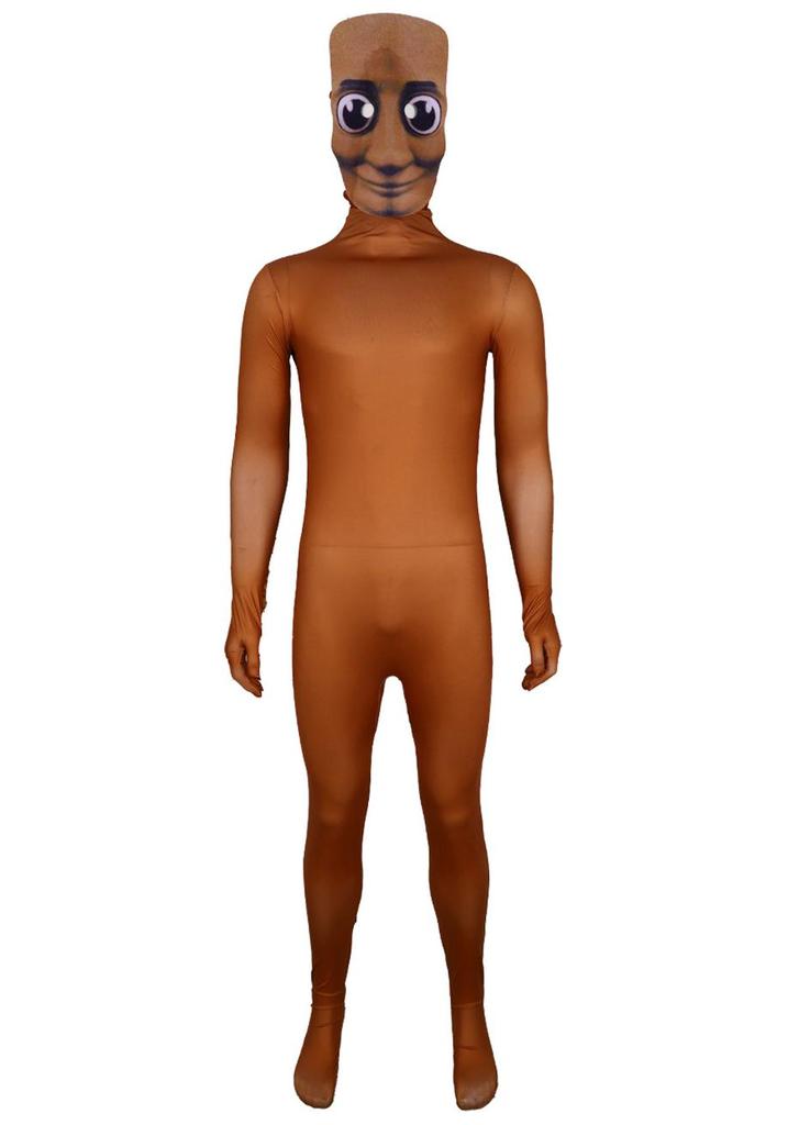 Classic Wooden Stick Figure Cosplay Costume for Halloween and Stage Performances