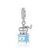 Beautiful copper Tea Cup Wine Cup Beer Coffee Cup Bottle Charm Bead Charms Compatible With Do It Yourself Bracelets Necklaces Lovely Gifts