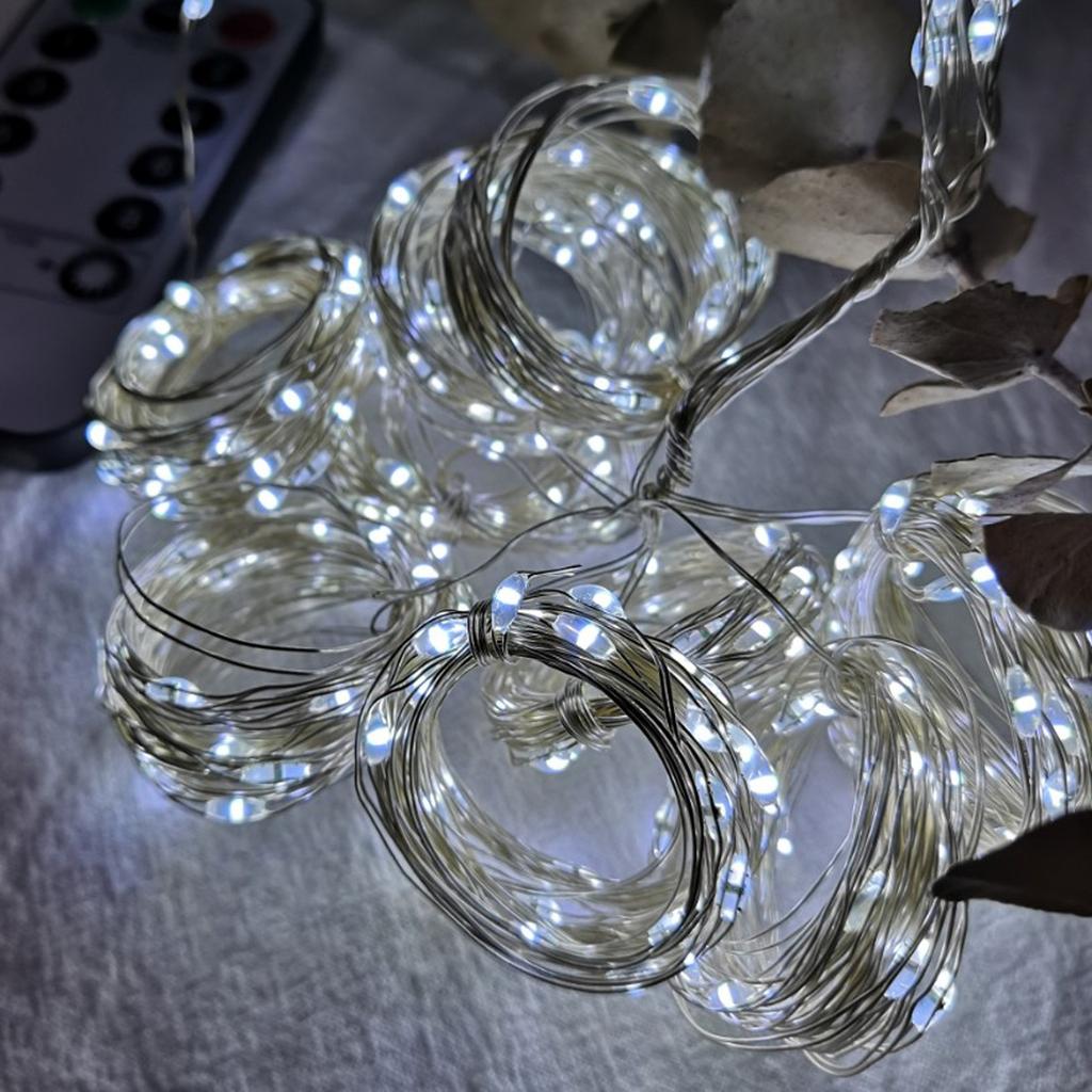 Creative Party Wedding Curtain Lights USB String Light With Remote Control