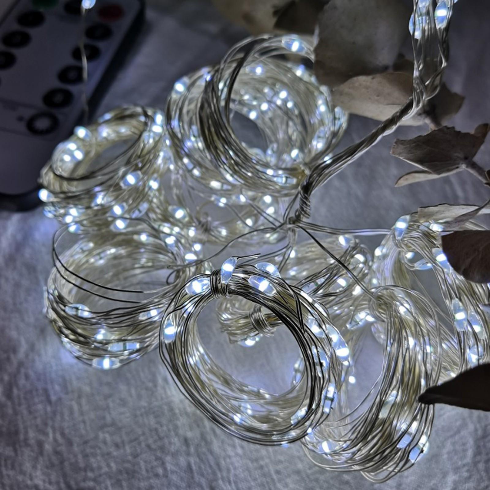 

Creative Party Wedding Curtain Lights USB String Light With Remote Control